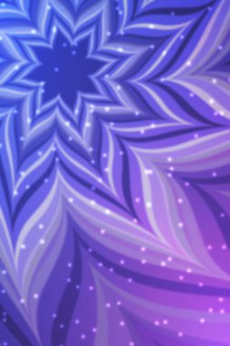 Tasarımınız için bulanık efektli soyut parlak çiçek. Çiçekli illüstrasyon. Bulanık.