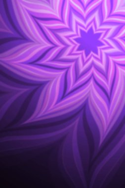 Tasarımınız için bulanık efektli soyut parlak çiçek. Çiçekli illüstrasyon. Bulanık.