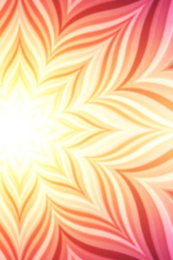 Tasarımınız için bulanık efektli soyut parlak çiçek. Çiçekli illüstrasyon. Bulanık.