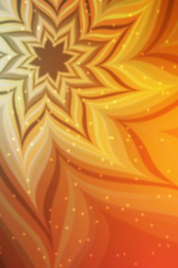 Tasarımınız için bulanık efektli soyut parlak çiçek. Çiçekli illüstrasyon. Bulanık.