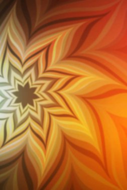 Tasarımınız için bulanık efektli soyut parlak çiçek. Çiçekli illüstrasyon. Bulanık.