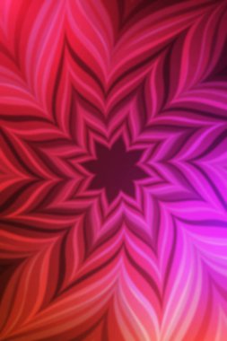 Tasarımınız için bulanık efektli soyut parlak çiçek. Çiçekli illüstrasyon. Bulanık.