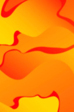 Tasarımınız için bulanık efektli soyut yanık kıvrımlı dalga. Alevli kıvrımlı çizgiler. Dalgalı kağıt kesimi arka plan. Yanan ateş dalgaları.