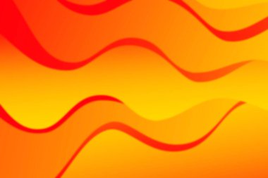 Tasarımınız için bulanık efektli soyut yanık kıvrımlı dalga. Alevli kıvrımlı çizgiler. Dalgalı kağıt kesimi arka plan. Yanan ateş dalgaları.