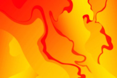 Tasarımınız için bulanık efektli soyut yanık kıvrımlı dalga. Alevli kıvrımlı çizgiler. Dalgalı kağıt kesimi arka plan. Yanan ateş dalgaları.