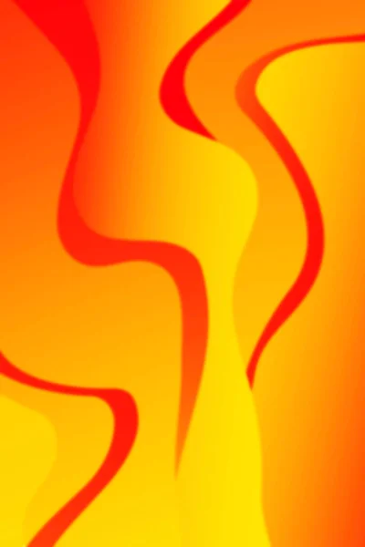 Abstract Burning Curved Wave Blur Effect Your Design Illustration Fiery — Stock Photo, Image