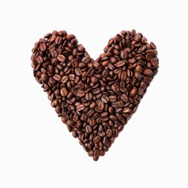 kalp şeklinde kahve çekirdekleri