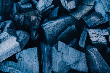 Siyah kömürler arka planı kapatın