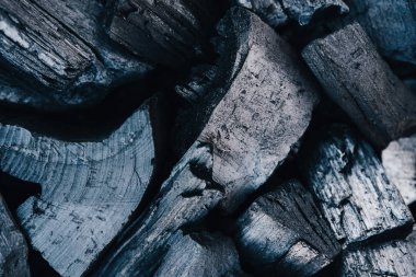 Siyah kömürler arka planı kapatın