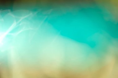 Yeşil bokeh ışıkları soyut arka plan