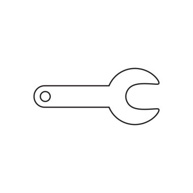 Anahtarlının vektör simgesi.