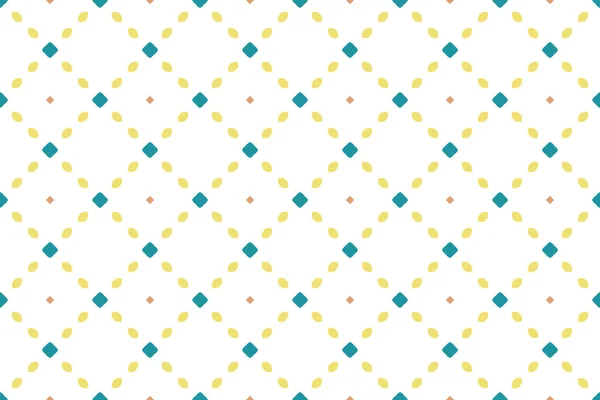 Bezszwowy wzór. Białe tło, w kształcie cytryny, kwadraty w wy — Zdjęcie stockowe