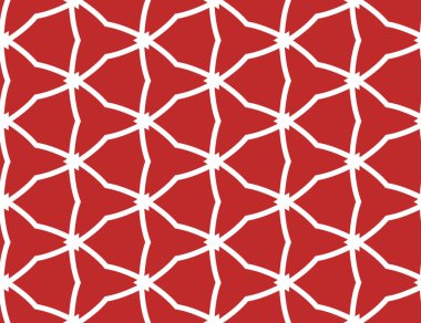 Dikişsiz geometrik desen. Şekilli beyaz dikenli teller, üçgenler