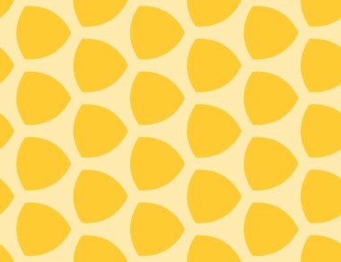 Dikişsiz geometrik desen. Koyu sarı şekiller, açık sarı bac