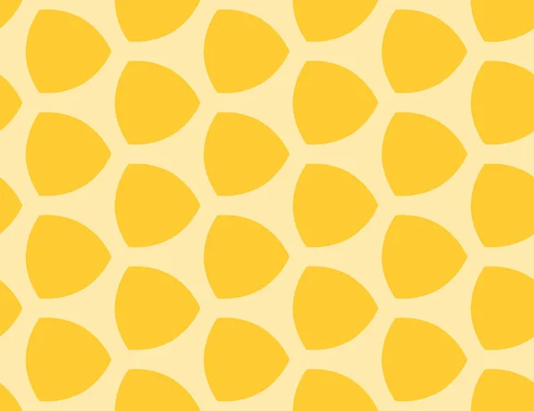 Seamless geometric pattern. Dark yellow shapes, light yellow bac