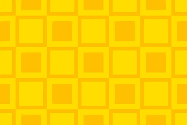 Patrón geométrico sin costuras. Cuadros en forma de sqaures en amarillo oscuro, claro —  Fotos de Stock