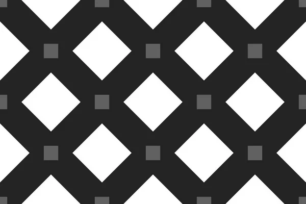 Vektor nahtlose geometrische Muster. geformte graue und weiße Quadrate — Stockvektor