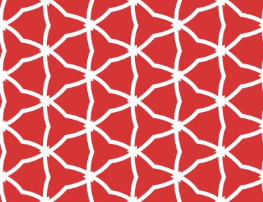 Vektör dikişsiz geometrik desen. Şekilli beyaz dikenli teller ve