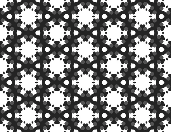Vektor nahtlose geometrische Muster. in weiß, grau, schwarz. — Stockvektor