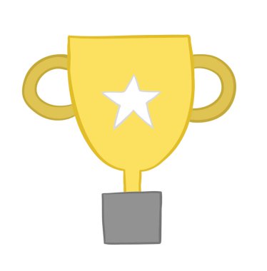 Vektör illüstrasyon kupa, fincan. Elle çizilmiş. 