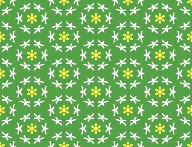 Vektörsüz geometrik desen. Sarı ve beyaz renkli akarsu