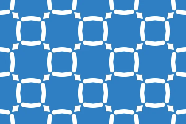Vektor nahtlose geometrische Muster. geformte weiße Linien, Quadrate, — Stockvektor
