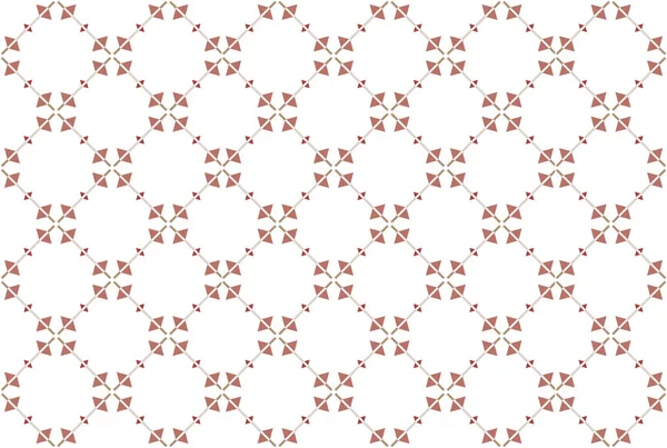 Nahtlose geometrische Muster. rote, braune Farben auf weißem Hintergrund — Stockfoto