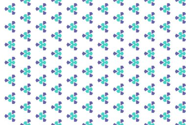 Kusursuz geometrik desen. Mor, turkuaz renkler beyaz ba