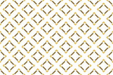 Kusursuz geometrik desen. Beyaz arkaplanda kahverengi renkler.