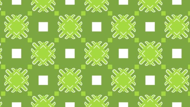 Animated Seamless Pattern Design Floating Left Side — Stock Video