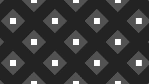 Animated Seamless Pattern Design Floating Left Side — Stock Video