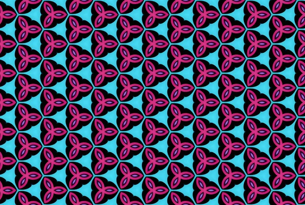 Naadloos geometrisch patroon. Gebruikte verloop, in turquoise, zwart, — Stockfoto