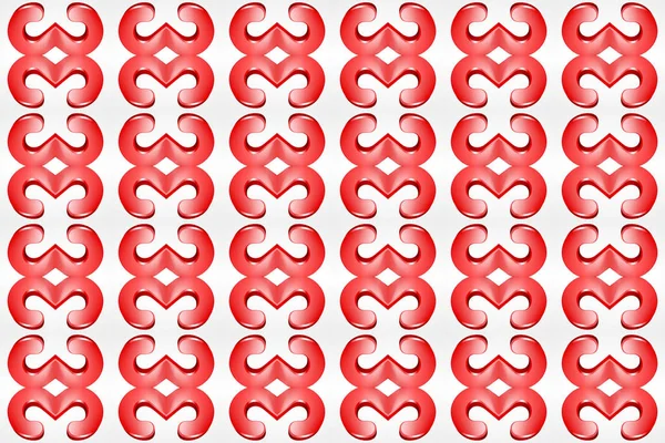 Zökkenőmentes geometriai minta. Használt gradiens, piros színekben, fehér — Stock Fotó