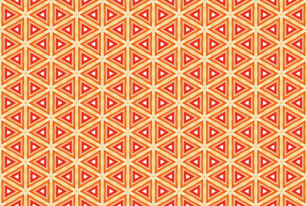 Aquarelle motif géométrique sans couture. En rouge, orange, jaune co — Photo