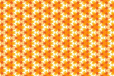 Suluboya kusursuz geometrik desen. Turuncu, beyaz renkler.