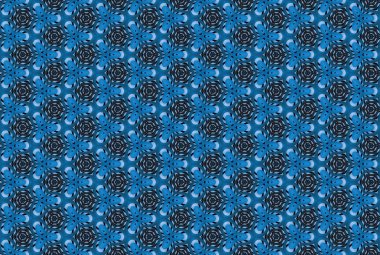 Kusursuz geometrik desen. Kullanılan gradyan, mavi, siyah renkler