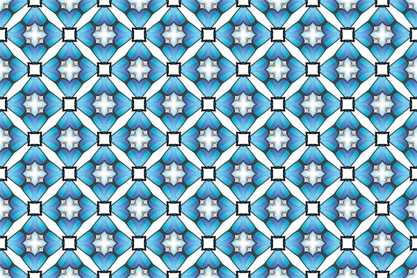Motivo geometrico senza cuciture. Gradiente usato, in blu, nero, bianco — Foto Stock