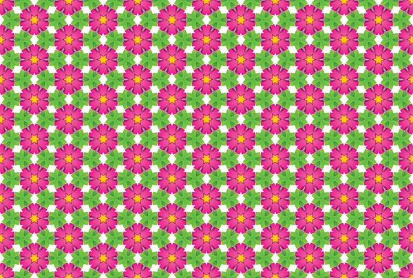 환상적 인 기하학적 패턴이죠. 초록색, 분홍색, 회색의 기울기를 사용 했습니다., — 스톡 사진