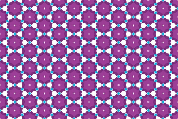 Seamless geometric pattern. Used gradient, in purple and blue co — ストック写真