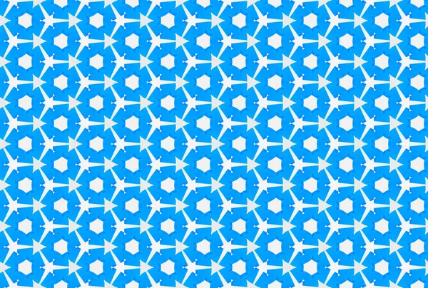Seamless geometric pattern. Used gradient, in blue colors, white — ストック写真