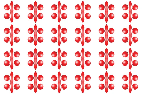 Sömlöst geometriskt mönster. Begagnad lutning, i röda färger, vit — Stockfoto