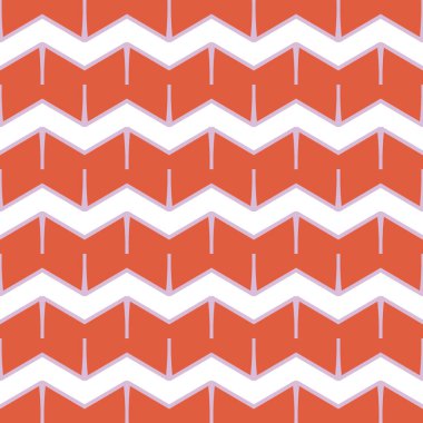 Geometrik şekilli kusursuz desen dokusu vektör arkaplanı, renkli.