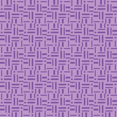 Geometrik şekilli, mor mor renkli vektörsüz desen arkaplanı.