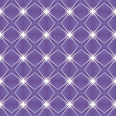 Geometrik şekilli vektörsüz desen arkaplanı, mor ve beyaz renklerde gradyan.