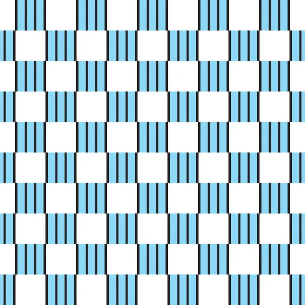 Vector Naadloze Patroon Textuur Achtergrond Met Geometrische Vormen Gekleurd Blauw — Stockvector