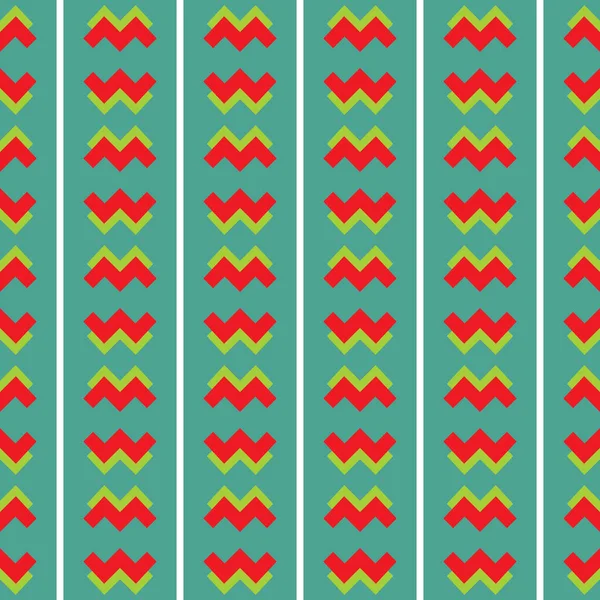 幾何学的な形状 赤の色でベクトルシームレスなパターンテクスチャの背景 — ストックベクタ