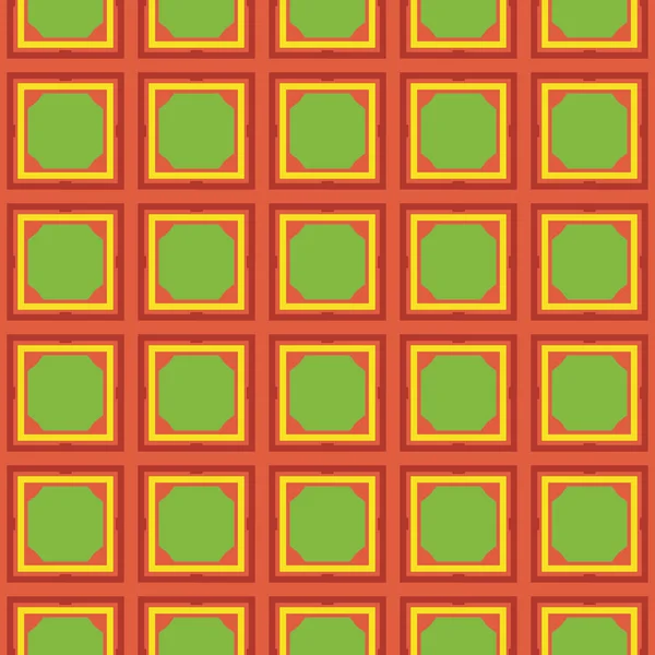 Διάνυσμα Απρόσκοπτη Μοτίβο Υφή Φόντο Γεωμετρικά Σχήματα Χρωματισμένο Πορτοκαλί Κόκκινο — Διανυσματικό Αρχείο