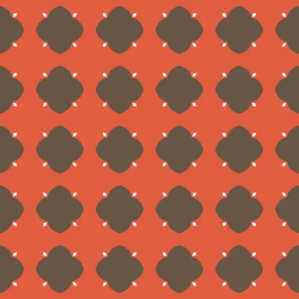 Vector Nahtlosen Muster Textur Hintergrund Mit Geometrischen Formen Orange Braun — Stockvektor