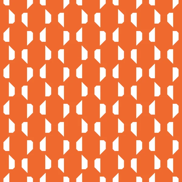 Vector Naadloze Patroon Textuur Achtergrond Met Geometrische Vormen Gekleurd Oranje — Stockvector