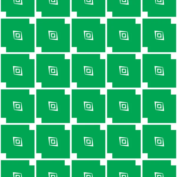 Vektorové Bezešvé Vzor Textury Pozadí Geometrickými Tvary Barevné Zelené Bílé — Stockový vektor